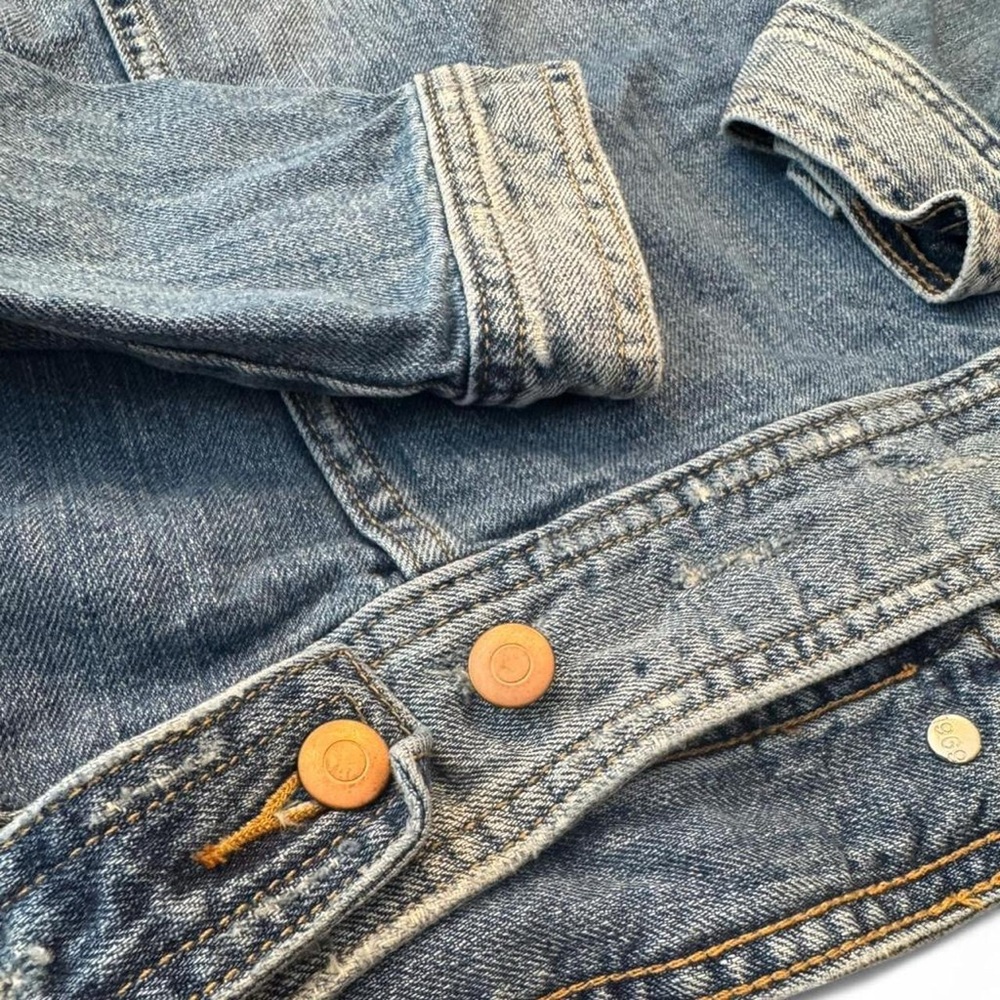 Gap 1969 Distressed Denim Jacket XS - Picture 6 of 6